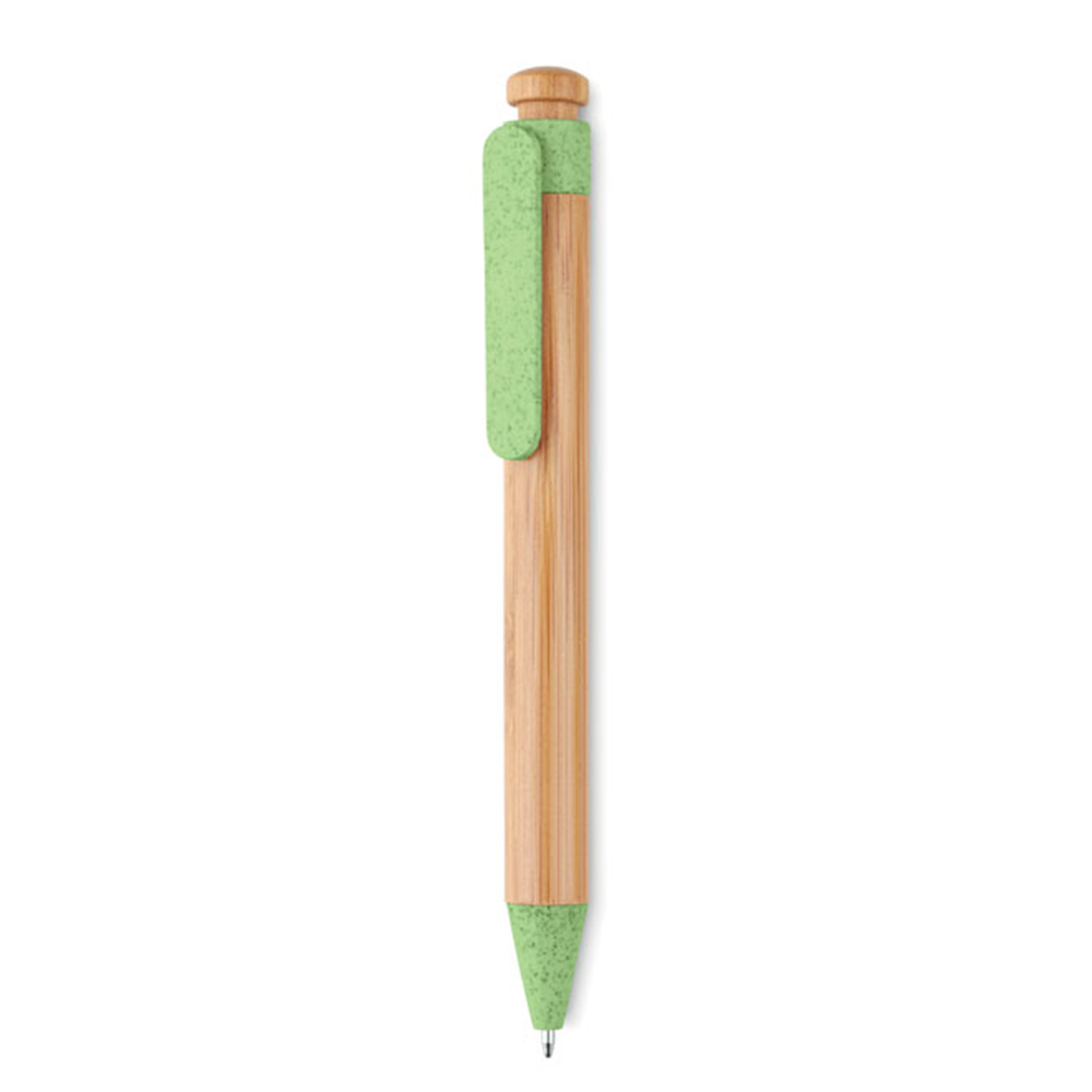 Pen van tarwestro en bamboe